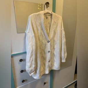 Cream cardigan